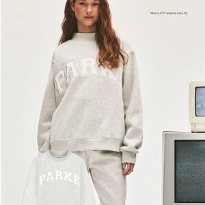 PARKE Women's Gray Sweatshirt NWT